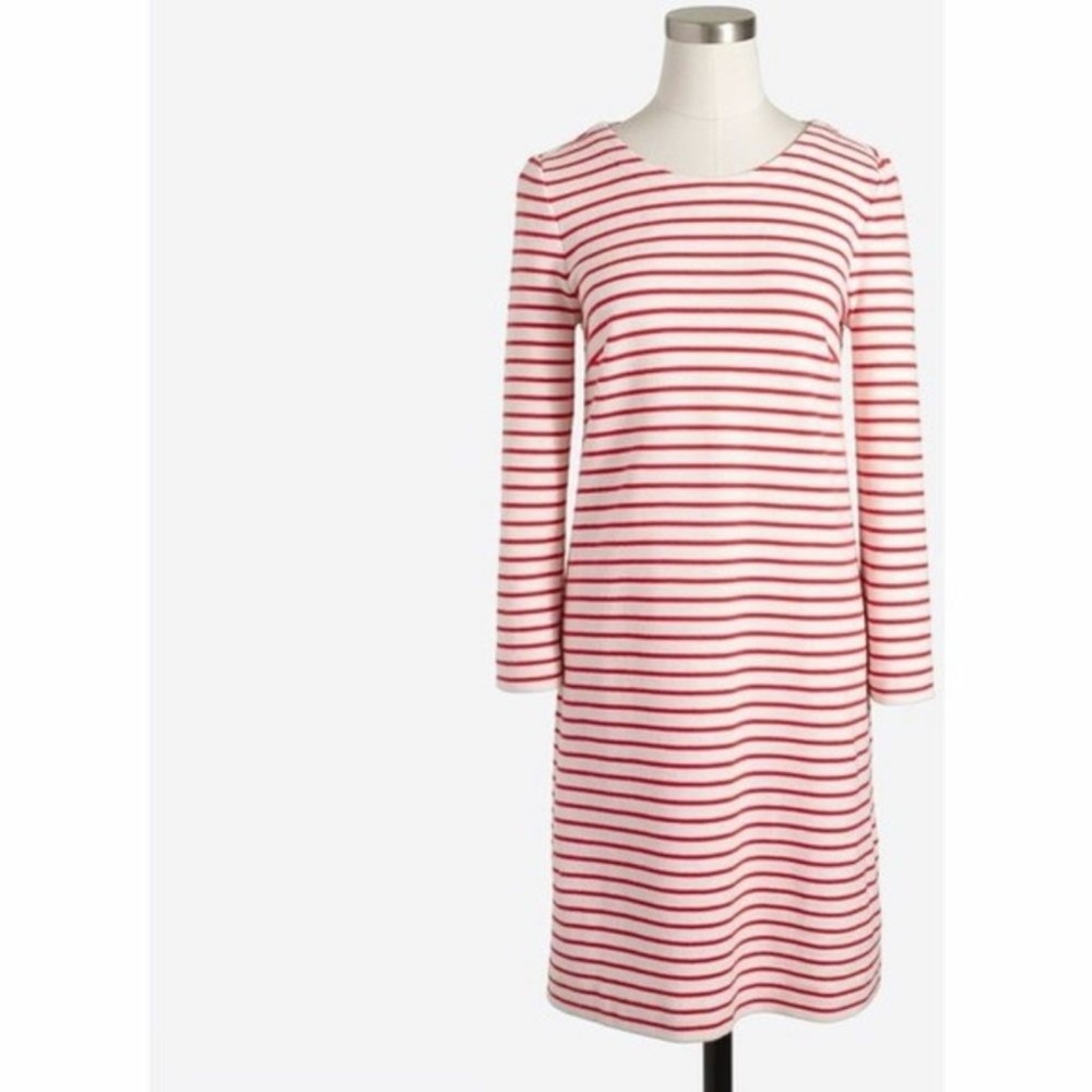 J.Crew Factory Long Sleeve Striped Dress